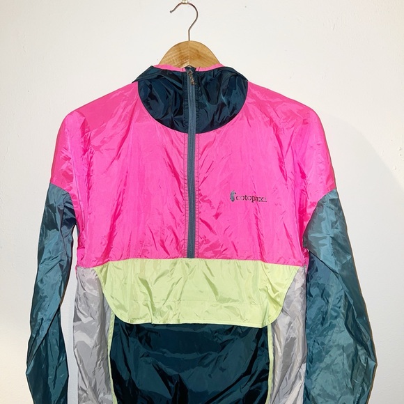 Cotopaxi Teca Half-Zip Windbreaker from repurposed ripstop nylon with DWR finish - Picture 2 of 12